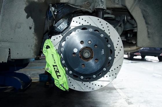 Compasso de calibre grande do verde de Kit Front Rear Brake Caliper Rear E-BRAKE do freio para AUDI Q5 201-2021 19/20&quot; roda