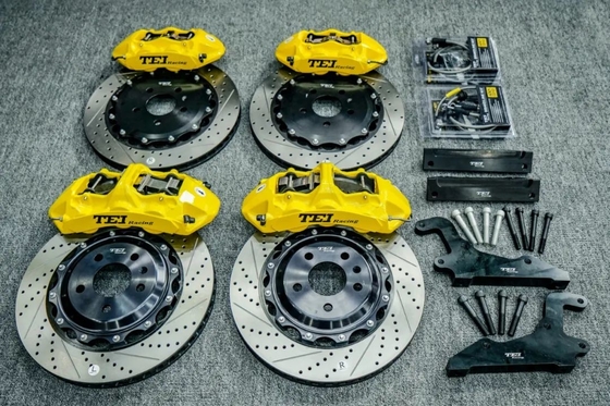 Freio grande Kit For Audi A7 Front And Rear dos compassos de calibre do pistão de TEI Racing S60 6 e dos compassos de calibre do pistão S40 4