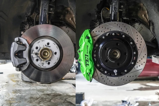 Rotor do disco do desempenho do compasso de calibre de Front Rear Forged Caliper E-BRAKE para BMW X1 2016-2021 18/19&quot; roda