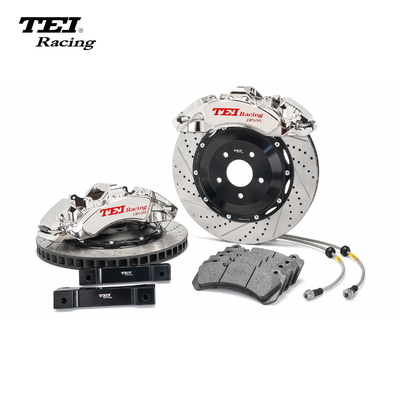comprar 6 Kit de travagem de calibre de pistão de corrida com 405 * 34 mm de disco de cerâmica de carbono de corrida e almofadas de travagem para Mercedes Benz AMG 20 polegadas Fabricação em linha