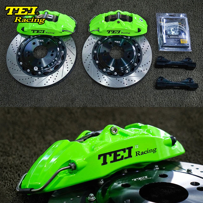 comprar 4 Piston Racing Caliper Hyudnai grande Kit de travagem 330 * 28 MM High Carbon Disc Racing e almofadas de travagem para Elantra 17 polegadas Fabricação em linha