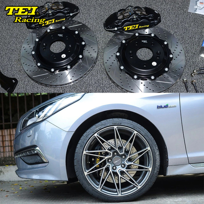 comprar Kit de travões de 4 pistões com 330*28 mm de disco de alto carbono de corrida e pastilhas de travão para Hyudnai Sonata Fabricação em linha