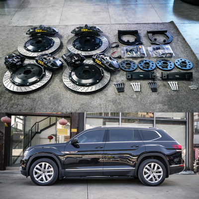 comprar Forjando VW Kit de freio grande Frente 6 pistão e traseiro 4 pistão calibre com mantê-lo EPB Calibre pequeno para Teramont 20 polegadas Fabricação em linha