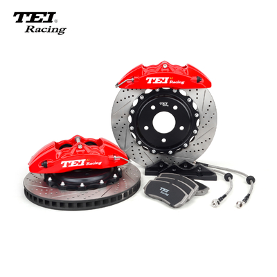 comprar P40ns 4 pinças de pistão com 300/330 * 28 mm Kit de travagem dianteira de disco para carro de rodas de 16/17 polegadas Fabricação em linha