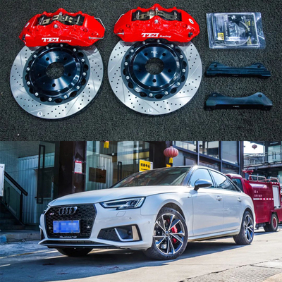 comprar Kit de travagem dianteiro Audi Grande para A4 B9 18 polegadas 6 Kit de travagem de calibre de pistão com rotor 355 * 32 mm Fabricação em linha