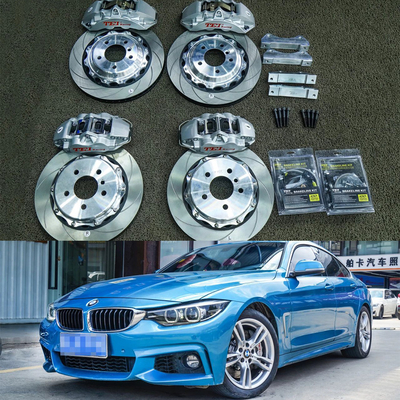 comprar Kit de freio de liga BMW grande para 4 Série 18 polegadas Automóvel Borda Frente e traseira 4 Kit de freio de pistão Sistema de freio automático Fabricação em linha