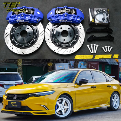 comprar Kit de travagem frontal grande 6 Calibre de pistão com rotor de 355 * 32 mm sistema de travagem automático BBK para Honda INTEGRA 18 polegadas carrinha Fabricação em linha