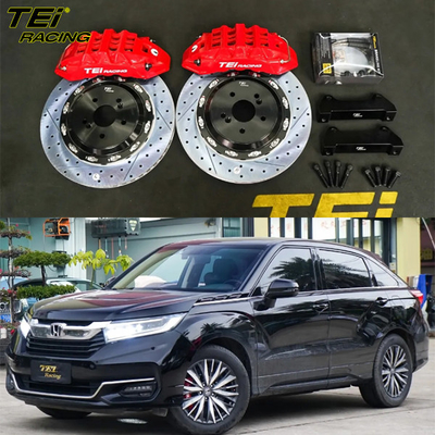 comprar Kit de travagem frontal grande 6 pinça de pistão com rotor 380x28mm sistema de travagem automático BBK para Honda Avancier 19 polegadas carro borda Fabricação em linha