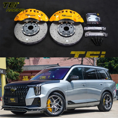 comprar Kit de travagem frontal grande 10 Calibre de pistão com rotor de 400x36mm sistema de travagem automático BBK para Trumpchi GS8 21 polegadas borda de carro Fabricação em linha