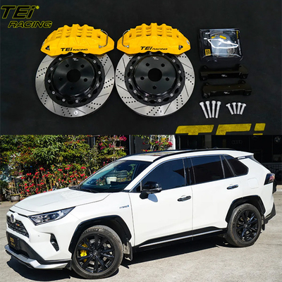 comprar Kit de travagem frontal grande 6 pinças de pistão com rotor 355x28mm BBK sistema de travagem automática para Toyota RAV4 19 polegadas carro borda Fabricação em linha