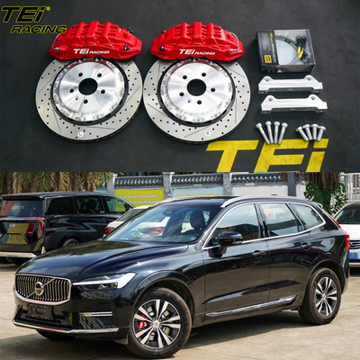comprar Kit de travagem frontal grande 6 Calibre de pistão com rotor 355x28mm BBK sistema de travagem automático para Volvo XC60 18 polegadas carro borda Fabricação em linha