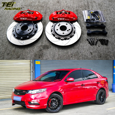 comprar Kit de travagem frontal grande 4 Calibre de pistão com rotor 330x28mm BBK sistema de travagem automático para KIA Forte 17 polegadas carro borda Fabricação em linha