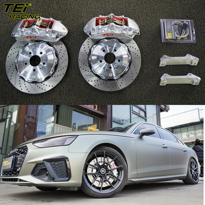 comprar Kit de travagem frontal grande 6 Calibre de pistão com rotor 378x32mm BBK sistema de travagem automático para Audi A4b9 19 polegadas carro borda Fabricação em linha