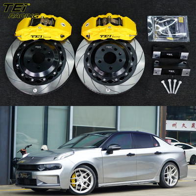 comprar Kit de travagem frontal grande 4 Calibre de pistão com rotor 355x28mm sistema de travagem automático BBK para Lynk & Co 03 19 polegadas borda de carro Fabricação em linha