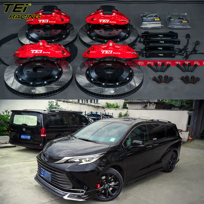 comprar Frente de 6 pistões e traseiro de 4 pistões calibre BBK sistema de freio automático para Toyota Sienna 20 polegadas aro Fabricação em linha