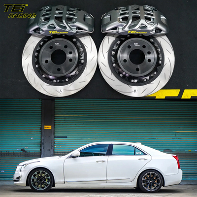comprar Kit de travagem frontal grande 6 Calibre de pistão com rotor de 355x32mm BBK sistema de travagem automático para Cadillac ATS-L 18 polegadas carro borda Fabricação em linha