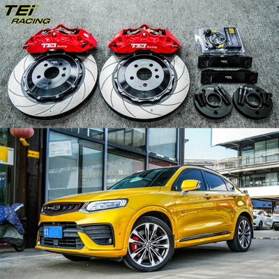 comprar Kit de travagem frontal grande 6 pinças de pistão com rotor 378x32mm BBK sistema de travagem automática para Geely Tugella 20 polegadas carrinha Fabricação em linha