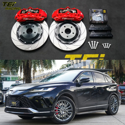 comprar Kit de travagem frontal grande 6 pistão calibre com rotor 378x32mm sistema de travagem automático BBK para Toyota Venza 20 polegadas carro borda Fabricação em linha