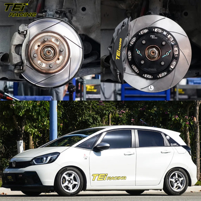 comprar Kit de travagem frontal grande 4 pinças de pistão com rotor 286x24mm sistema de travagem automático BBK para HONDA Life 15 polegadas carrinho Fabricação em linha