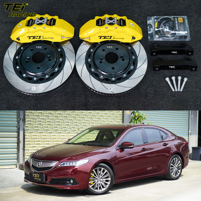 comprar Kit de travagem frontal grande 6 pinças de pistão com rotor 355x32mm BBK sistema de travagem automática para Acura TLX 18 polegadas carro borda Fabricação em linha