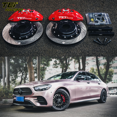 comprar Kit de travagem frontal grande 6 pinças de pistão com 355 * 32 mm rotor BBK sistema de travagem automática para Mercedes Benz E260 18 polegadas carro aro Fabricação em linha