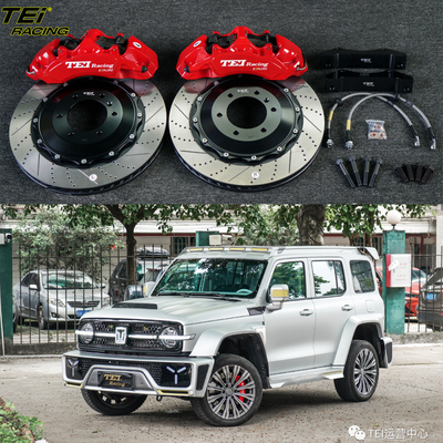 comprar Kit de travagem frontal grande 6 Calibre de pistão com rotor 405x34mm BBK sistema de travagem automático para Cybertank 300 21 polegadas carrinha Fabricação em linha