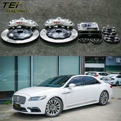 comprar Kit de travagem frontal grande 6 Calibre de pistão com rotor de 378 * 32 mm sistema de travagem automático BBK para Lincoln Continental 19 polegadas carrinha Fabricação em linha