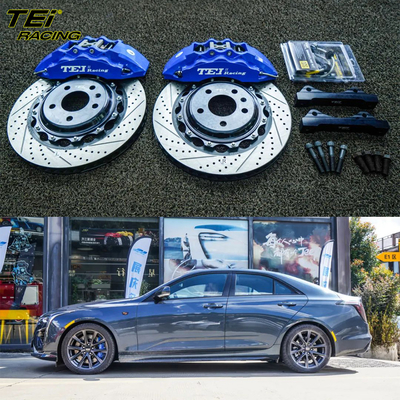 comprar Kit de travagem frontal grande 6 Calibre de pistão com rotor de 355 * 32 mm sistema de travagem automático BBK Para Cadillac CT4 18 polegadas borda de carro Fabricação em linha