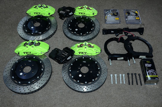 comprar P60S 6 pistão com rotor de 355 * 32mm para Jaguar XFL P40S-R dianteiro com rotor de 345 * 28mm para roda traseira de 18 polegadas Fabricação em linha