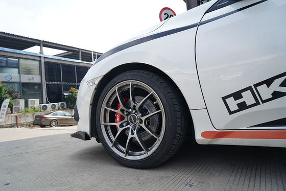 comprar Honda Civic EG6 EK9 EX Seden P40S 4 pistão forjado Caliper com 330 * 28mm rotor 17 polegadas roda Fabricação em linha