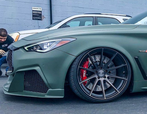 comprar Infiniti Q60 Kit de travagem grande 6 pinças de pistão com 405 * 34mm rotor 20 polegadas roda dianteira Fabricação em linha