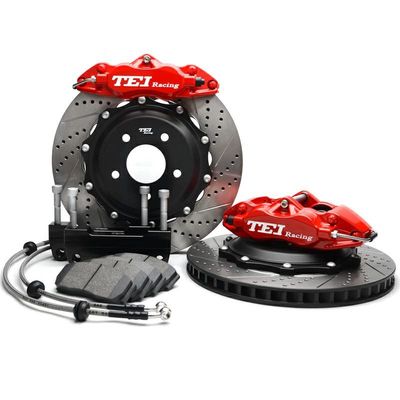 comprar Kit de travagem de disco 330x28mm 4 pinças de pistão com 2 pedaços de rotor Kit de travagem grande para TOYOTA 2012 - Fabricação em linha