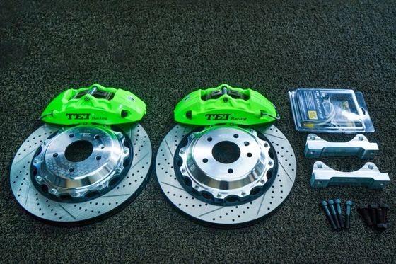 comprar Big Brake Kit Frente 18 polegadas roda 4 pistão calibre 355X28mm rotor de disco de ranhuras Para CADILLAC CT4 CT5 CT6 2019-2020 Fabricação em linha