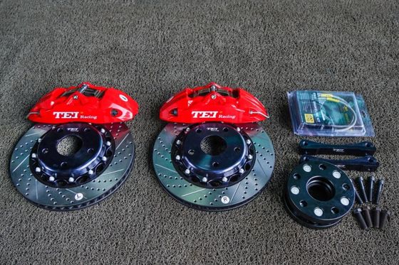 comprar Kit de travagem grande com disco perfurado em ranhuras de 330x28mm Calibre vermelho para CIVIC Hatchback 2015-2021 17/18/19/20