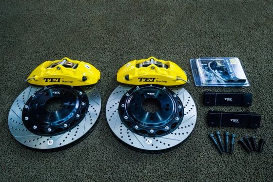 comprar Kit de travagem frontal grande 355X28mm Disco Forjado Caliper Para Hyundai Elantra Sonata Lafesta 2015-2021 18 