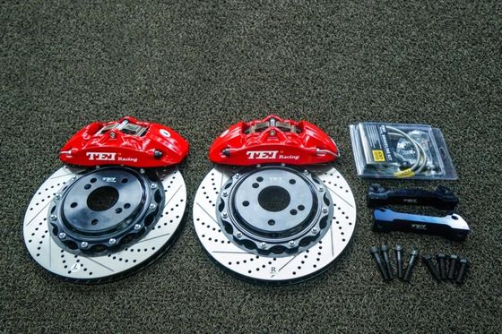 comprar 6 Kit de travagem frontal de pistão grande Calibre de travagem de corrida 330x28mm Rotor para ACCORD CIVIC 2015-2021 17/18