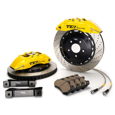 comprar Big Brake Kit 4 Piston E-brake Caliper 355x28mm Disc 6 Piston Caliper Para Camry 2017-2019 18