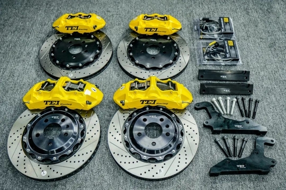 comprar TEI Racing S60 6 pinças de pistão e S40 4 pinças de pistão Kit de freio grande para Audi A7 dianteiro e traseiro Fabricação em linha