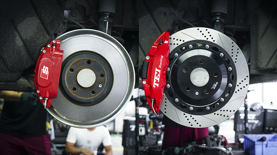 Freio de estacionamento eletrônico de Audi Big Brake Kit Integrated para o compasso de calibre do pistão da roda traseira 4 para A4L