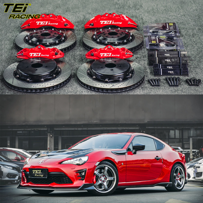 Frente 6 pistão e traseiro 4 pistão calibre BBK sistema de freio automático para Toyota 86 18 polegadas aro