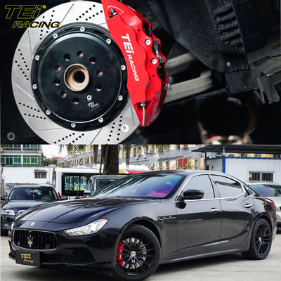 Kit de travagem frontal grande 6 Calibre de pistão com rotor 378x32mm BBK sistema de travagem automático para Maserati Ghibli 19 polegadas carrinha