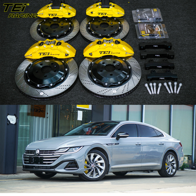 Frente 6 pistão e traseiro 4 pistão calibre BBK sistema de travagem automática para Volkswagen CC 19 polegadas aro