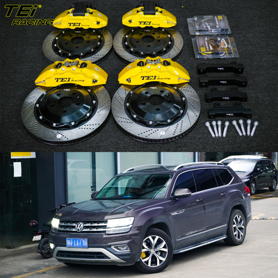 Frente 6 pistão e traseiro 4 pistão calibre BBK sistema de freio automático para Volkswagen Atlas 19 polegadas aro