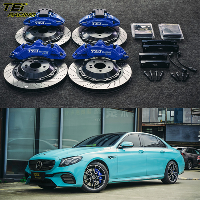 Frente 6 pistão e traseiro 4 pistão calibre BBK sistema de travagem automático Para Mercedes-Benz E300 19 polegadas aro
