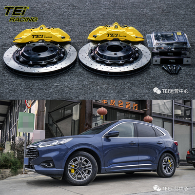 Frente 6 pistão e traseiro 4 pistão calibre BBK sistema de travagem automático Para Ford Escape 18 polegadas aro