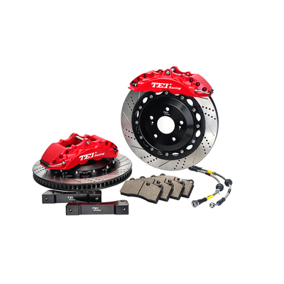 TEIRacing P40NS-R High Performance Brake Caliper Kit Pad de freio traseiro 4 pistões Para Honda/Cadillac/Toypta/BMW/VW Para roda de 17/18 polegadas