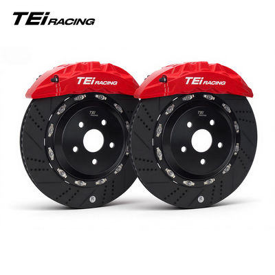 TEI P60EV Big Brake Kit 6 Pot Auto Brake Calipers Disc BBK de 18 polegadas para VW Golf MK6 MK7 MK7.5 MK8 GRI R