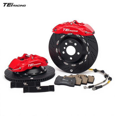 Kit de pinças de freio TEI P40NS+ 4 Pot BBK R18/R19 Big Brake Kit para Audi A4 B6 B7 B8 B8L B9 B9.5 B10 2000-2025