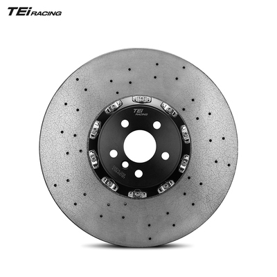 TEI Disco de travagem automático de fibra de carbono Cerâmica Rotores de disco de travagem 400mm-440mm para BMW G20 G30 G80 G82 G05 Carbon Ceramic Brakes