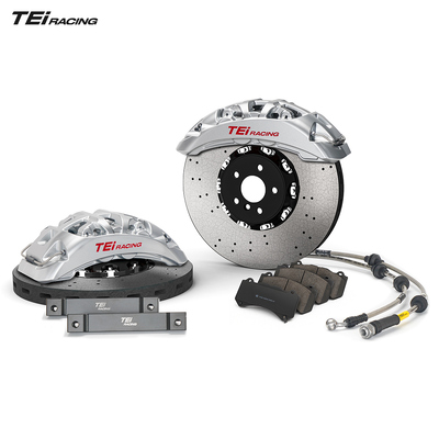 TEI SR10 10 Pot Pinça de freio R20 R21 R22 Kit de freio dianteiro a disco de cerâmica de carbono para BMW Série 5 E39 E60 G30 G38 G60